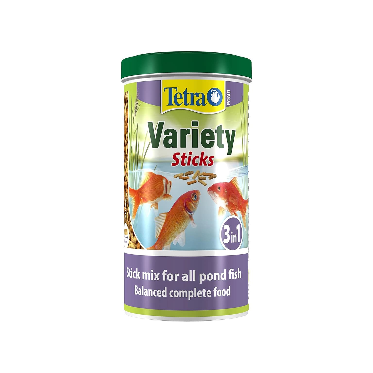 Tetra Pond Variety Sticks 3'ü 1 Arada Karışık Havuz ve Koi Balığı Yemi 1 Litre