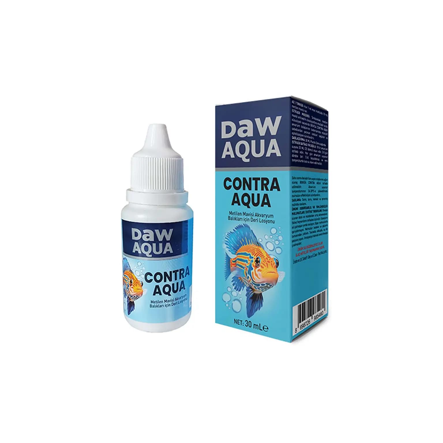Dawaqua Contra Aqua Metilen Mavisi - Beyaz Benek ve Parazit Giderici (30 ml)