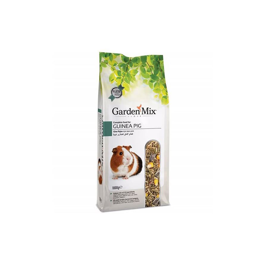 Garden Mix Platin Ginepig Yemi 1 Kg - Yüksek Lifli Tam Besleyici Karışım