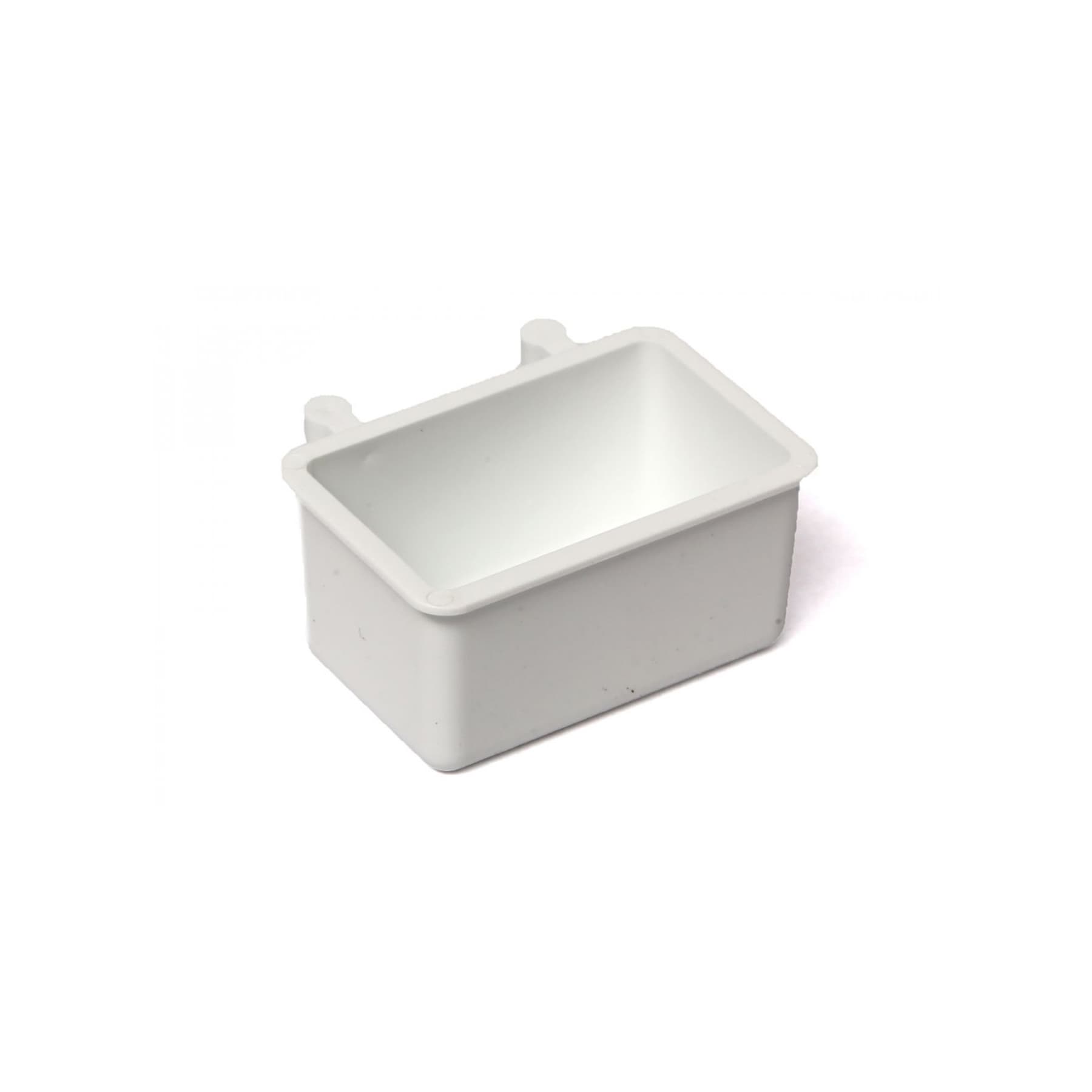 Orta Boy Kafes İçi Mamalık Kancalı Plastik Yemlik - 8x4.5 cm