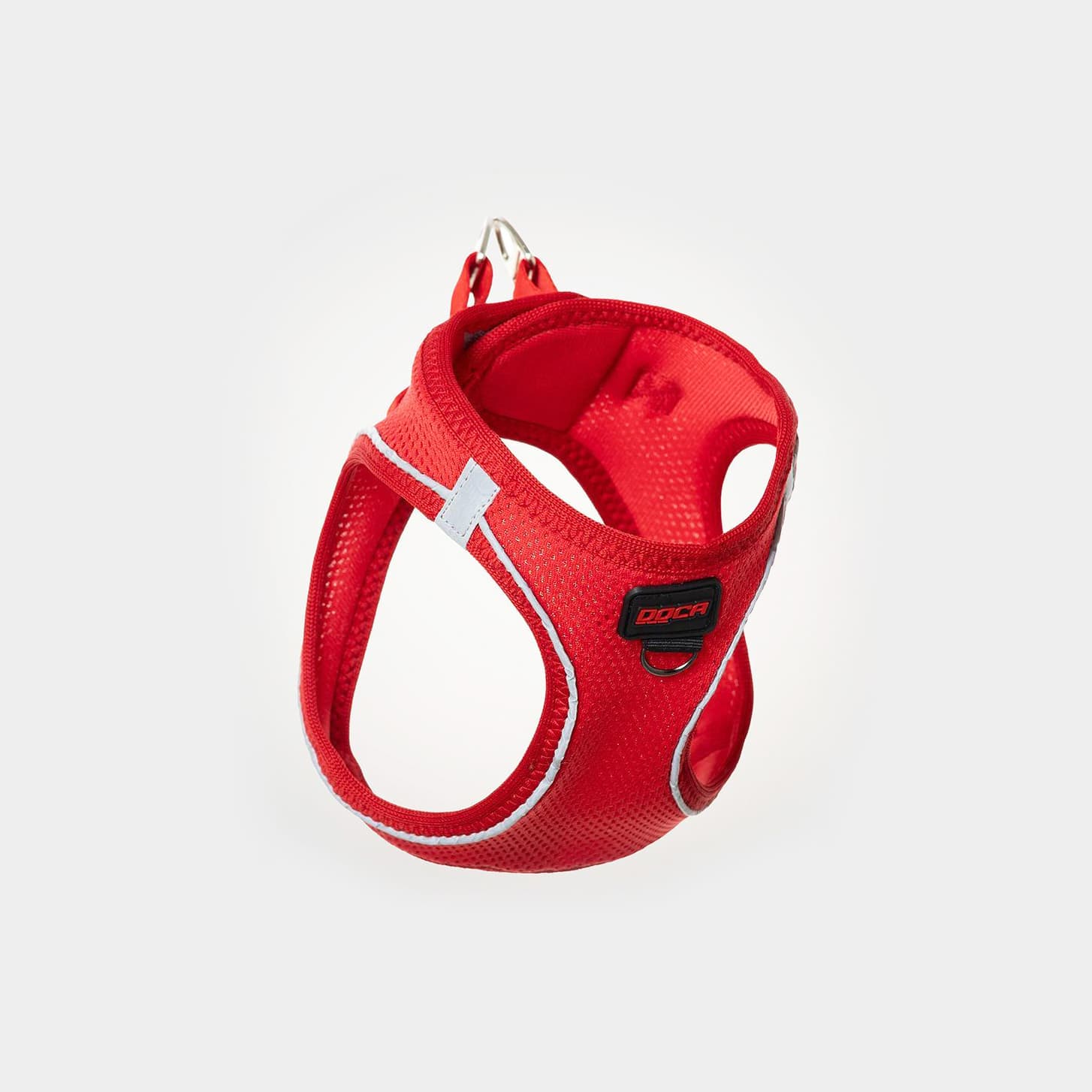 DOCA Kırmızı Air-Mesh Köpek Göğüs Tasması S