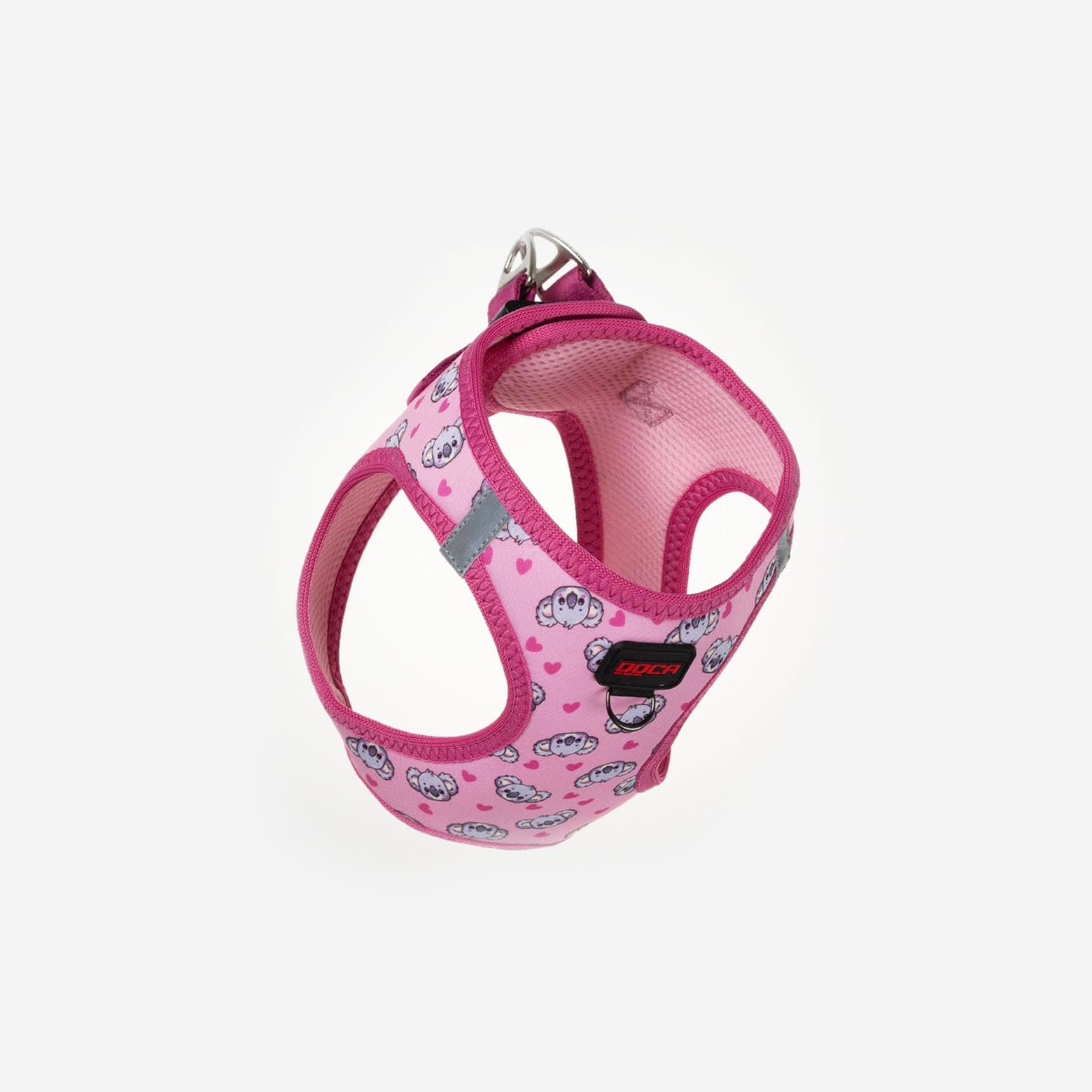 DOCA Koala Air-Mesh Pembe Köpek Göğüs Tasması S