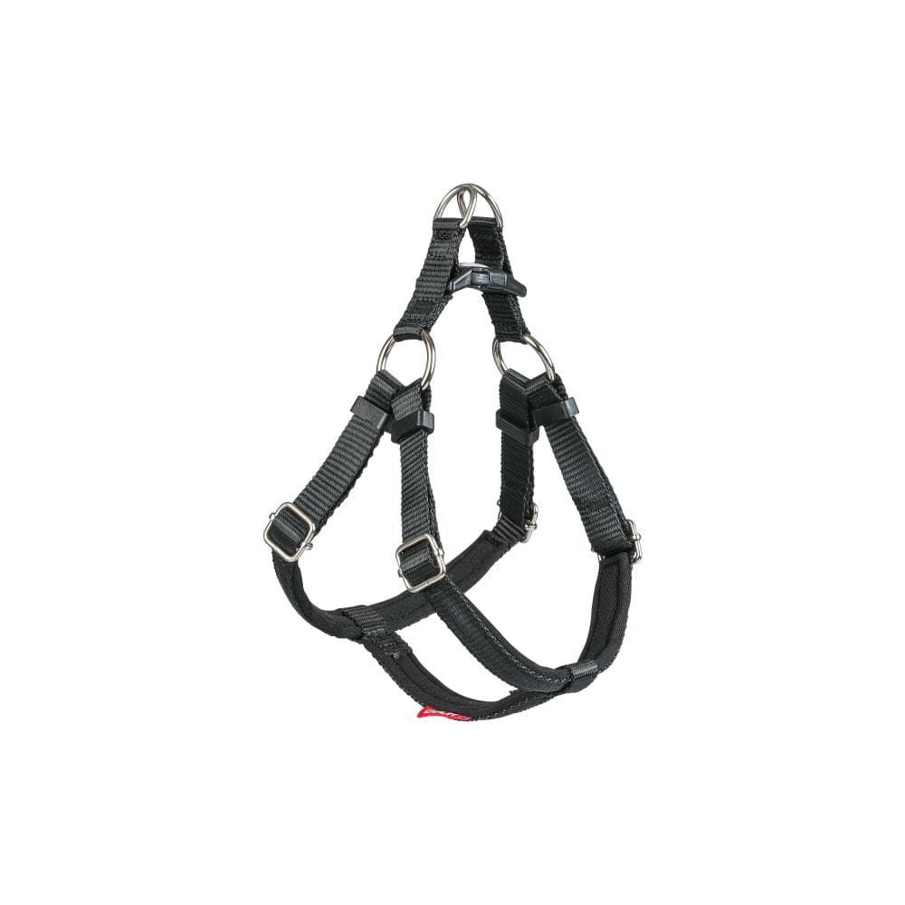 DOCA Siyah Soft Dokuma XS Köpek Göğüs Tasması (42-52 cm)