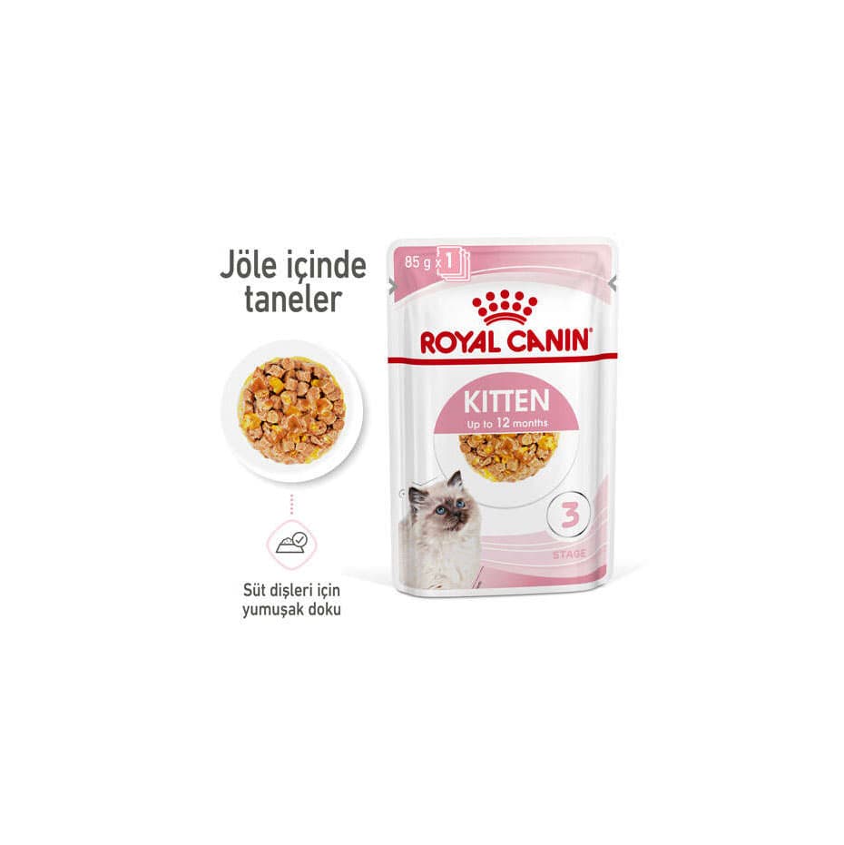 Royal Canin Kitten Instinctive Jelly Yavru Kedi Konservesi 85 Gr