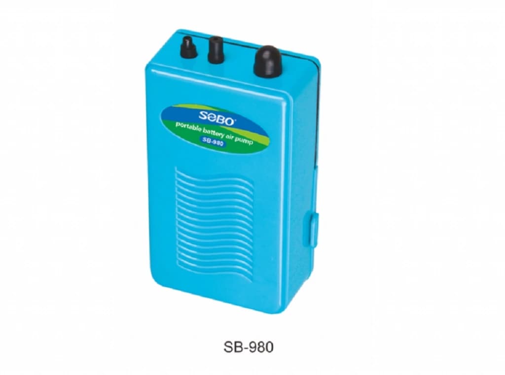 Sobo SB-980 DC Pilli Taşınabilir Akvaryum Hava Motoru 2 L/dk