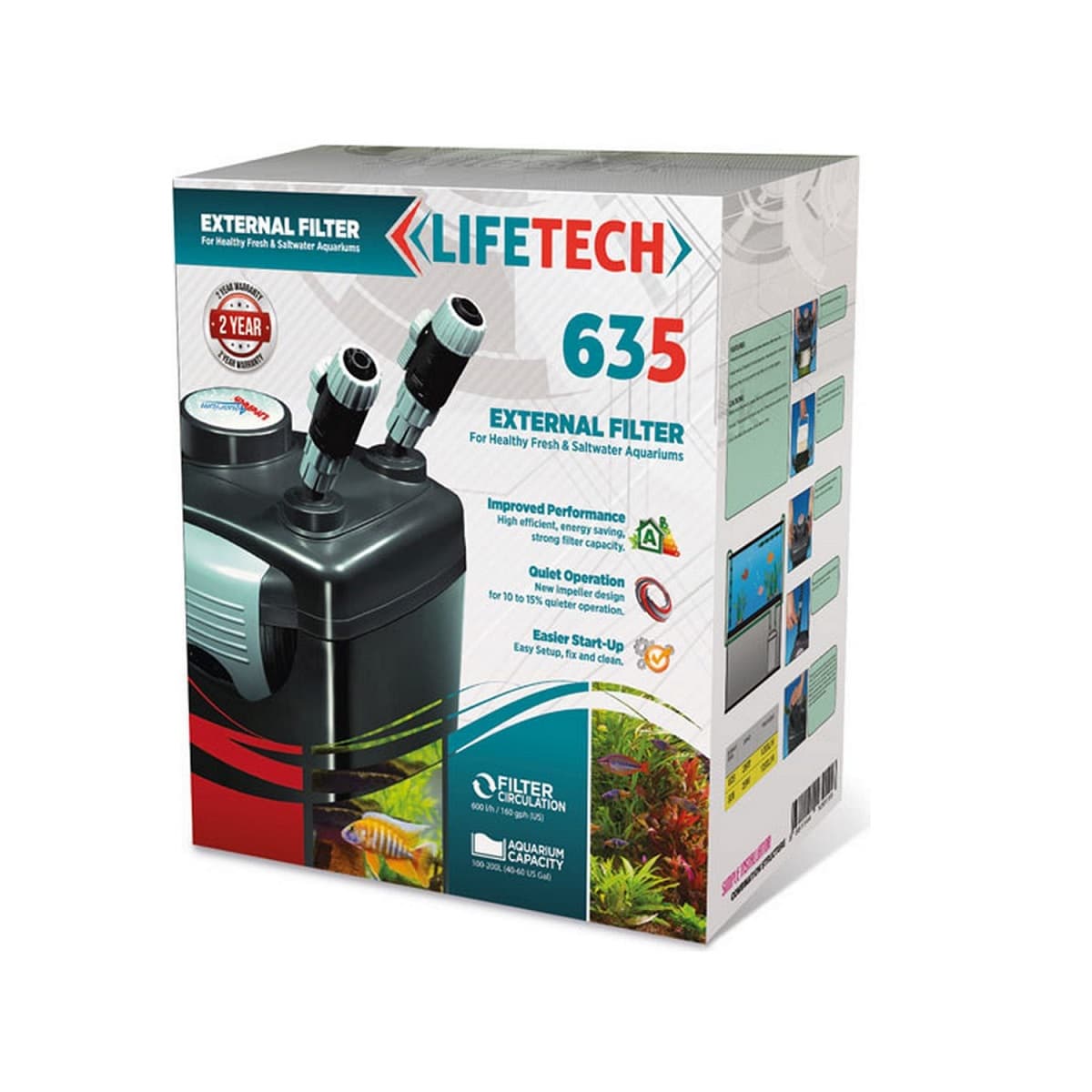Lifetech 635 600 lth Akvaryum Dış Filtre