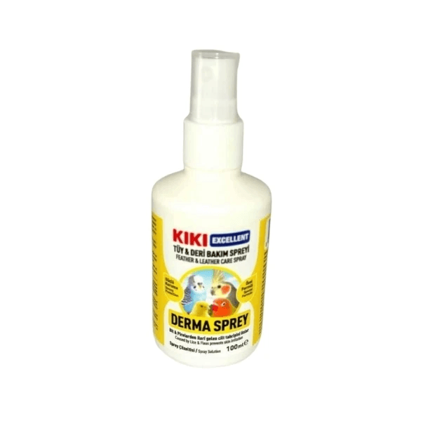 Kiki Excellent Derma Sprey Kuş Tüy ve Deri Bakım Spreyi - 100 ml