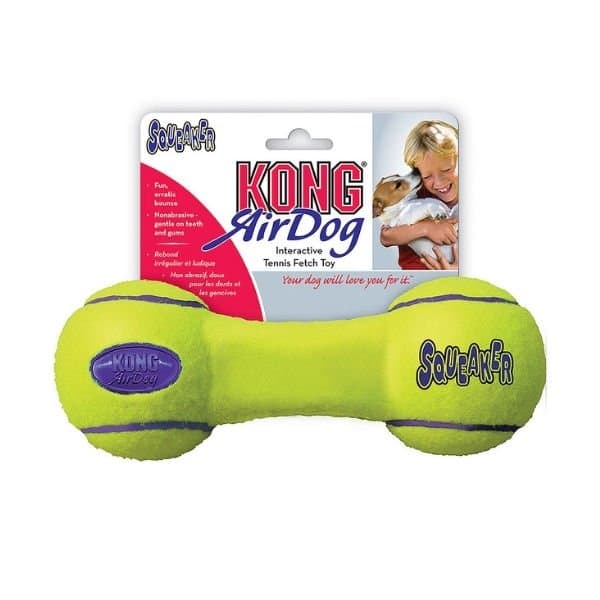 Kong AirDog Squeaker Dumbbell Dambıl Şeklinde Sesli Köpek Oyuncağı Small 13.5 cm