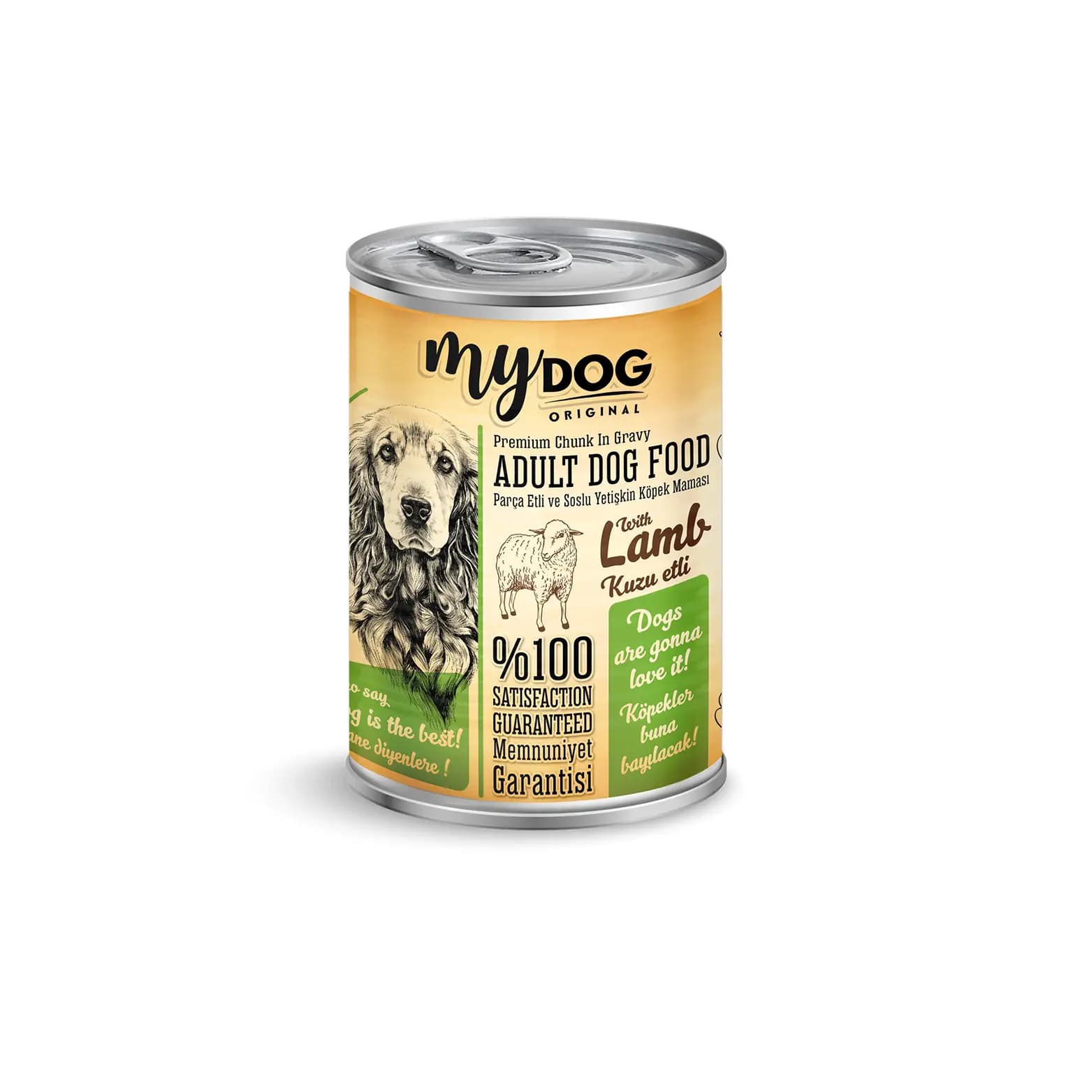 MyDog Original Kuzu Parça Etli Soslu Yetişkin Köpek Konservesi - 400 Gr