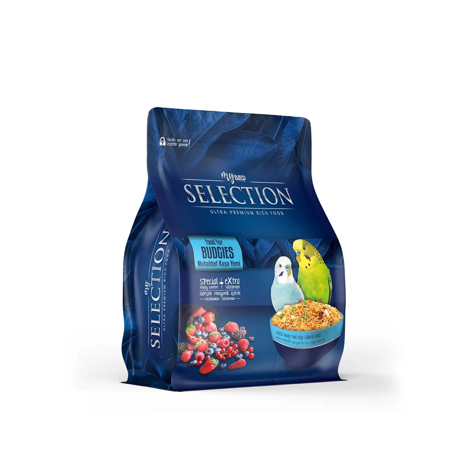 MyYem Selection Gerçek Meyve Parçalı Muhabbet Kuşu Yemi - 1 Kg