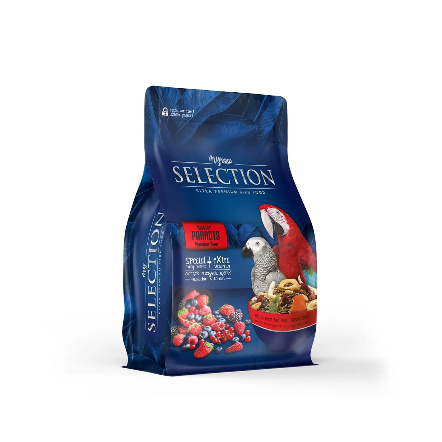 MyYem Selection Gerçek Meyve Parçalı Ultra Premium Papağan Yemi - 750 gr