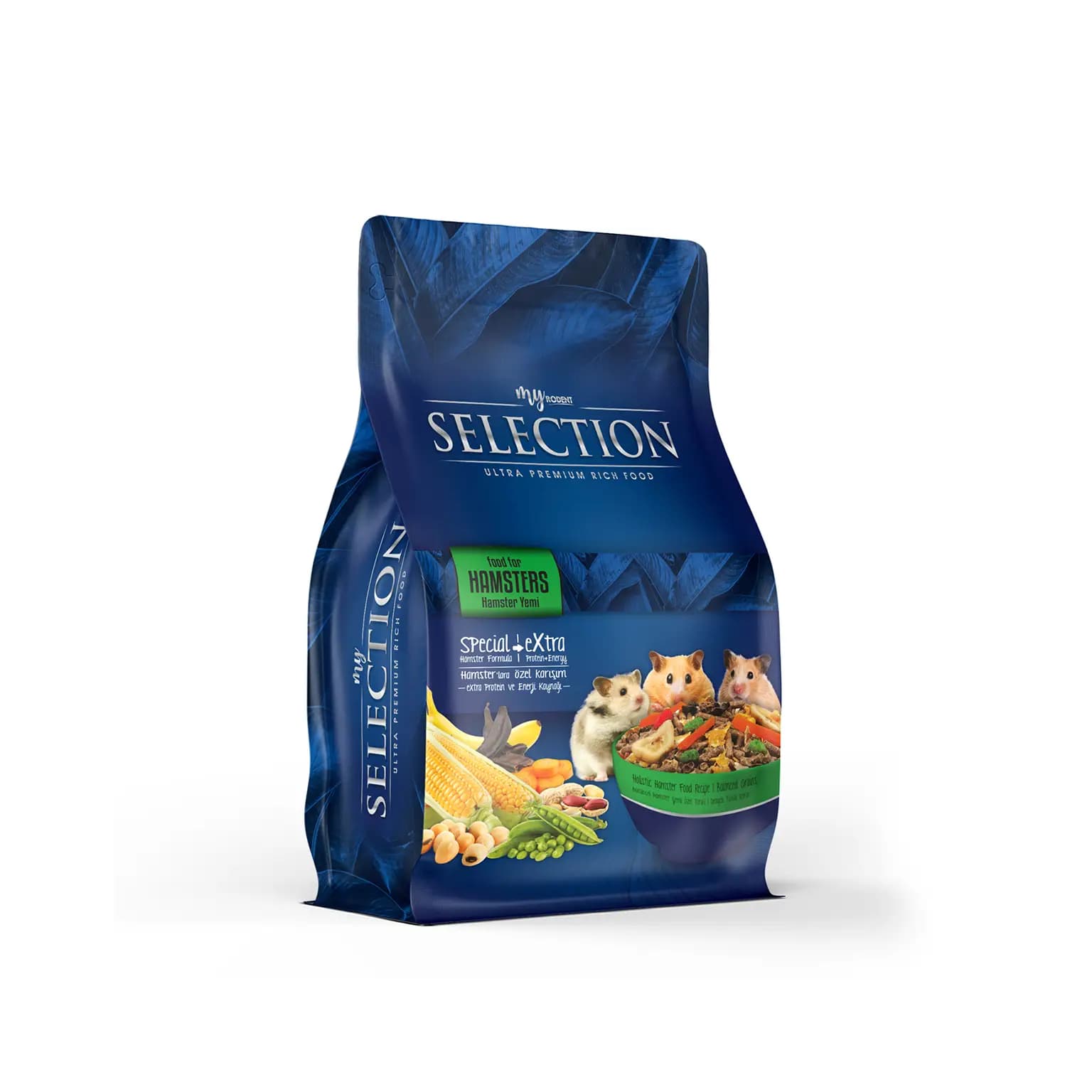 MyYem Selection Meyve ve Sebze Takviyeli Hamster Yemi 750 Gr - Ultra Premium & Enerji Deposu