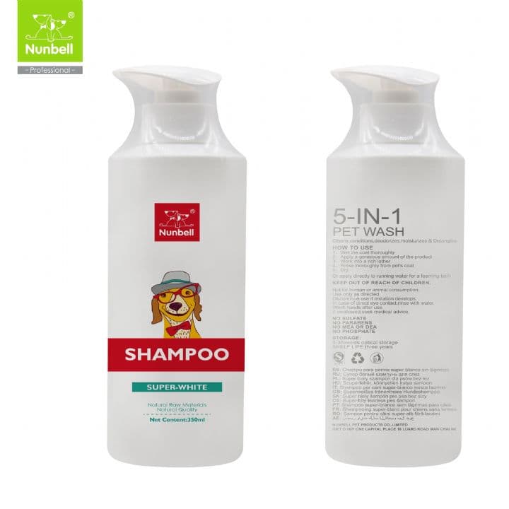 Nunbell Super White Beyaz Tüy Köpek Şampuanı 350 ml
