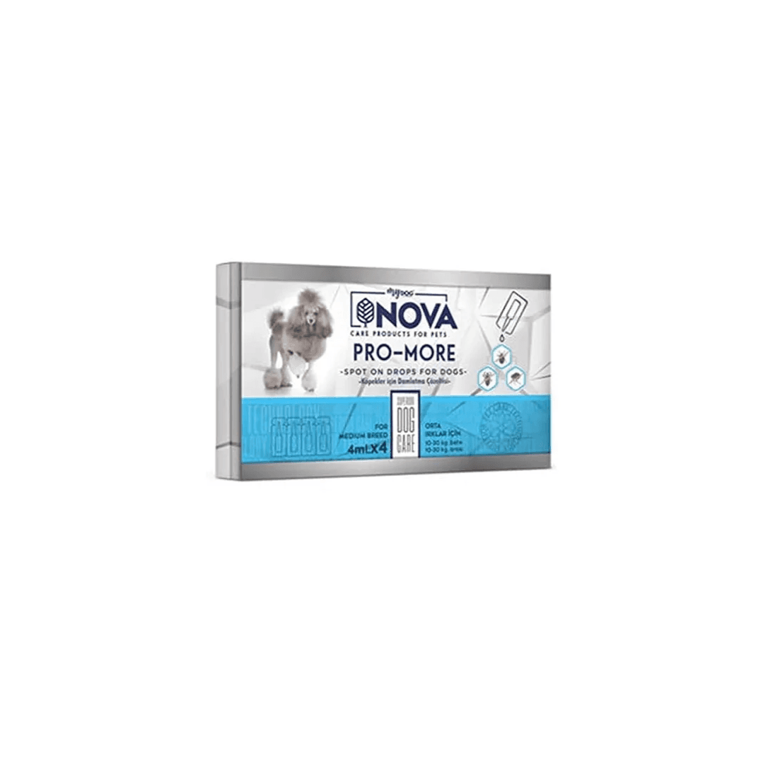 Nova Pro-More Orta Irk Köpek Ense Damlası (10-30 kg Arası) 4 ml x 4 Adet