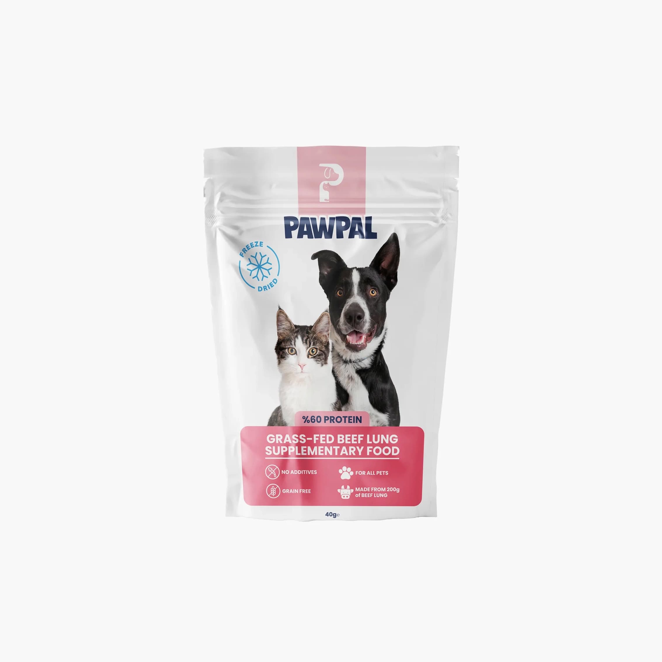 PAWPAL Freeze Dried %100 Doğal Dana Ciğeri Premium Kedi ve Köpek Ödül Maması 40 Gr