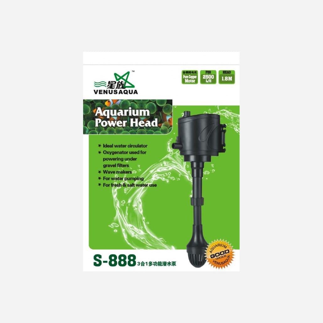 Venusaqua S-888 Akvaryum Kafa Motoru 2500 L/H 35W