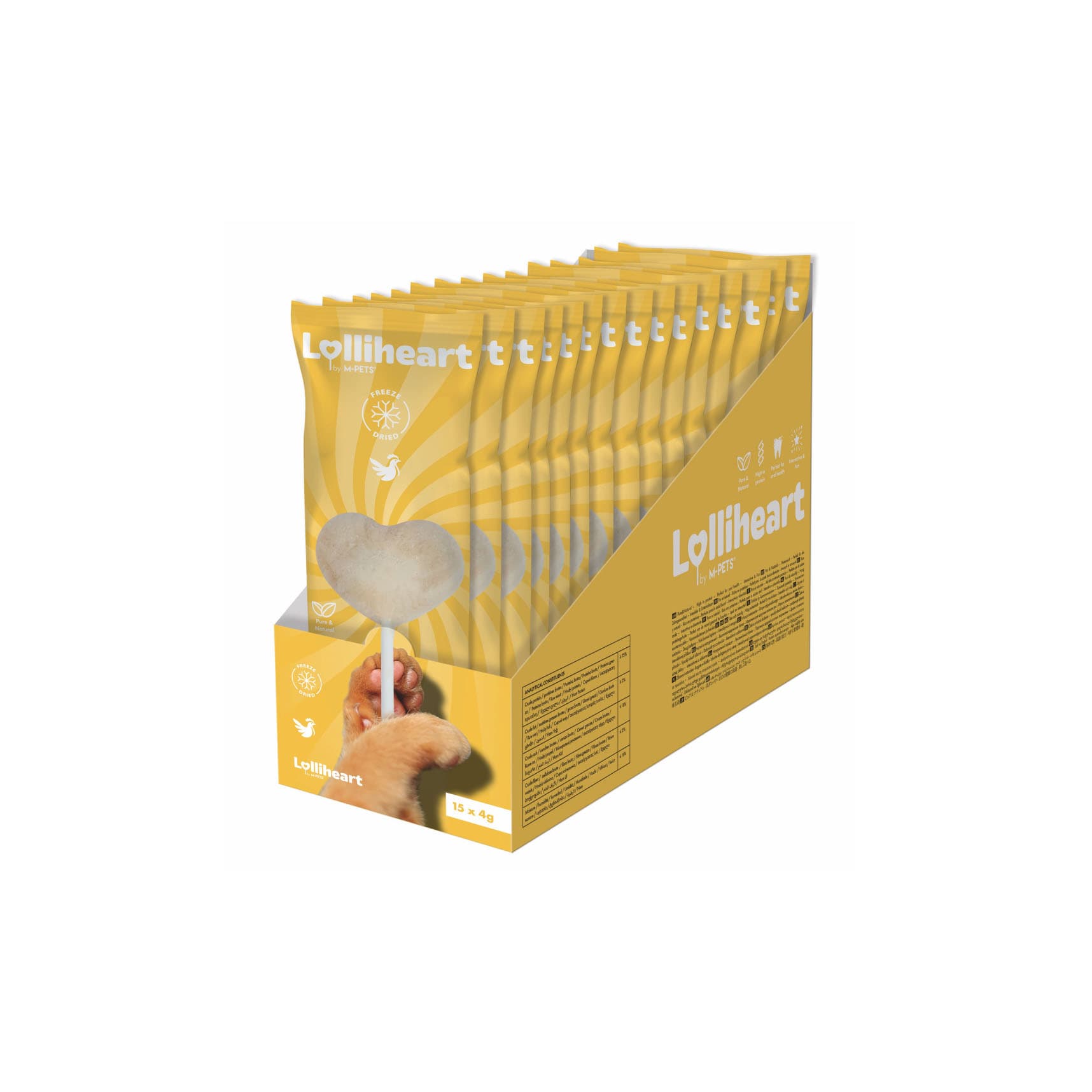 M-PETS Lolliheart Tavuklu Lolipop Kedi Ödül Maması 4 GR x 1 Adet