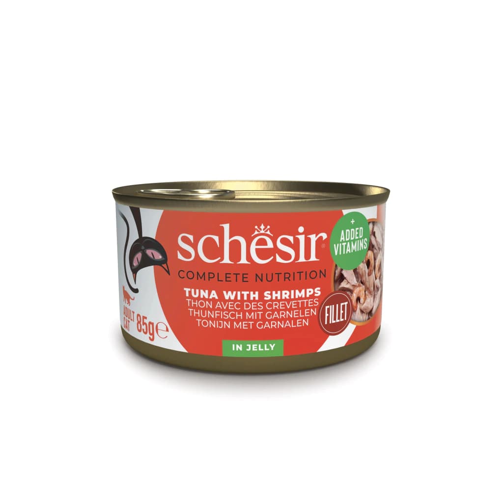 Schesir Ton Balıklı ve Karidesli Kedi Konservesi 85 gr