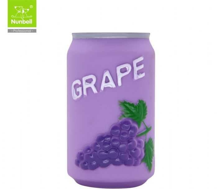 Nunbell Grape (Üzüm Suyu) Tasarımlı Ses Çıkaran Silikon Köpek Oyuncağı 10 cm