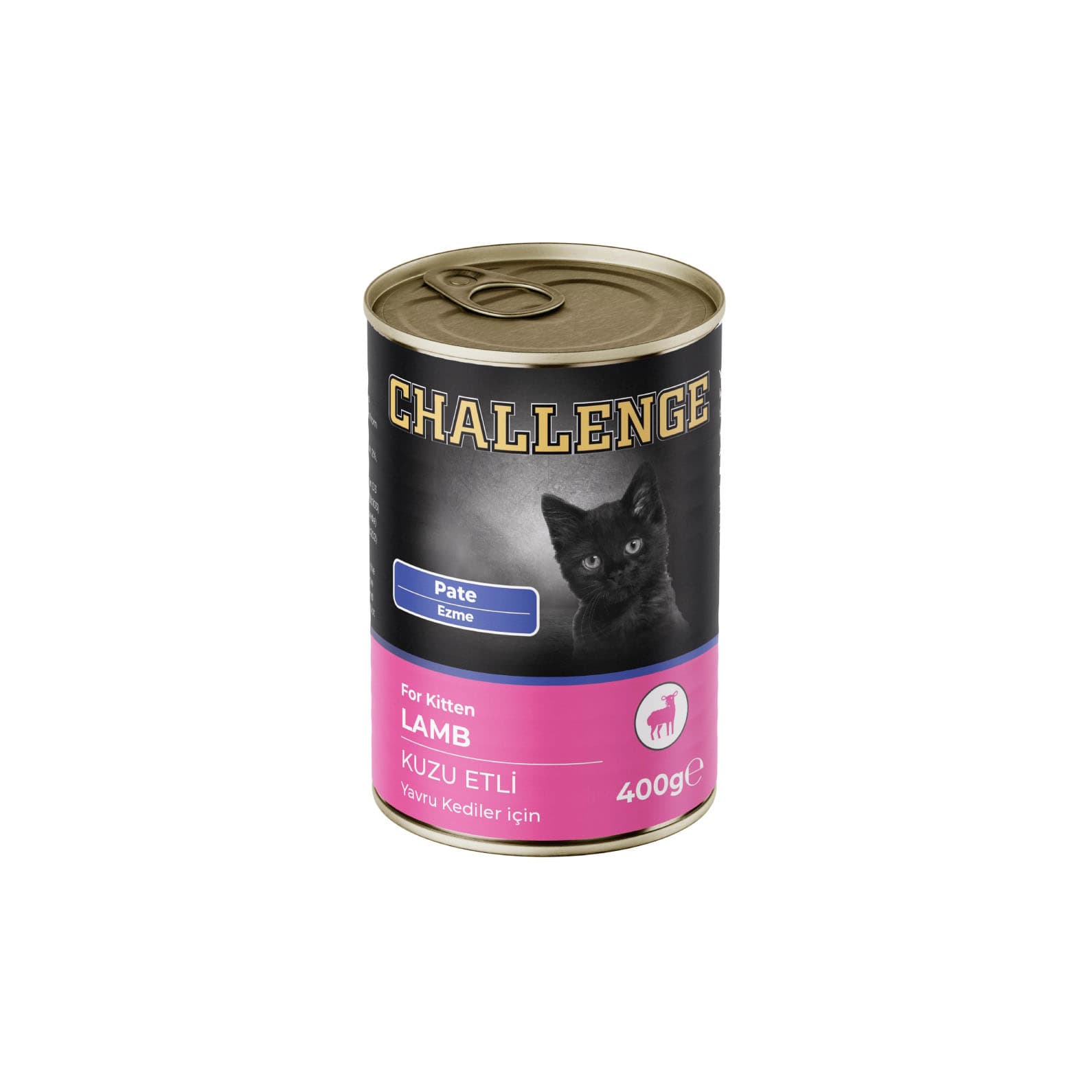 Challenge Ezme Kuzu Etli Yavru Kedi Konservesi (Pate) 400 gr