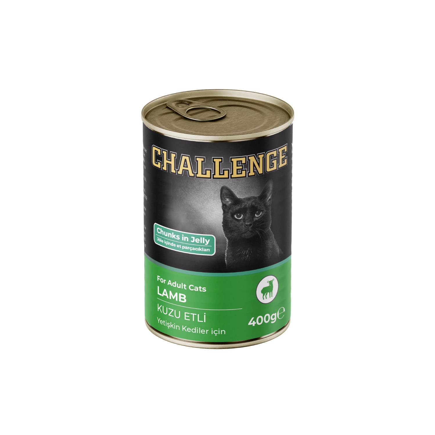 Challenge Jöle İçinde Kuzu Etli Yetişkin Kedi Konservesi 400 gr