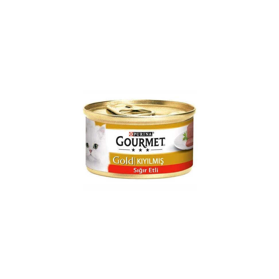 Purina Gourmet Gold Kıyılmış Sığır Etli Kedi Yaş Maması 85 Gr