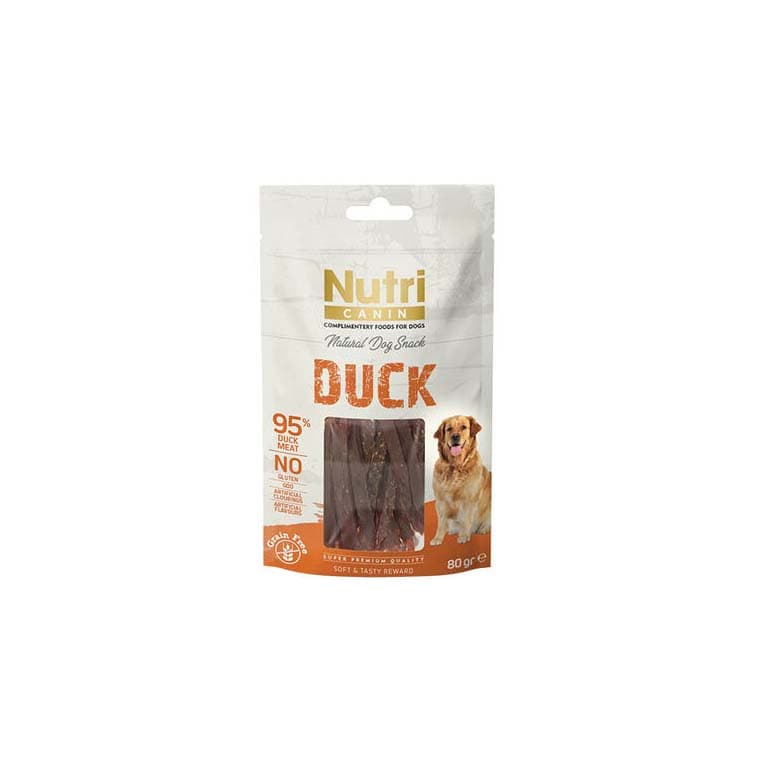 Nutri Canin %95 Ördek Etli Tahılsız Çubuk Köpek Ödülü 80 Gr