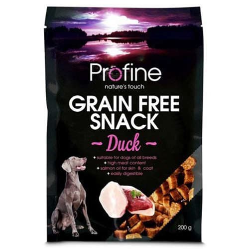Profine Grain Free Ördek Etli Tahılsız Yarı Nemli Köpek Ödül Maması 200 gr