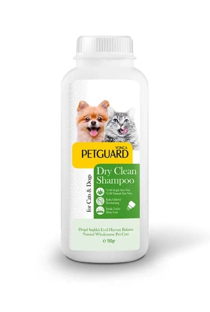 Petguard Aloe Vera Özlü Toz Pudralı Kedi ve Köpek Şampuanı 150 Gr