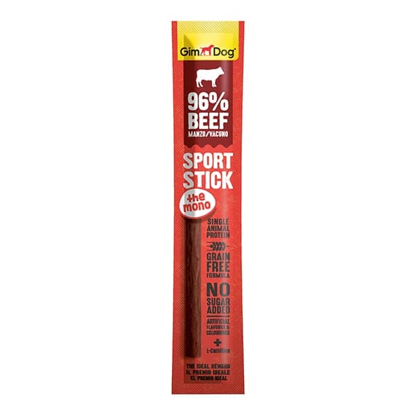 Gimdog Sport Stick Mono Sığır Etli Tahılsız Köpek Ödül Çubuğu 12g
