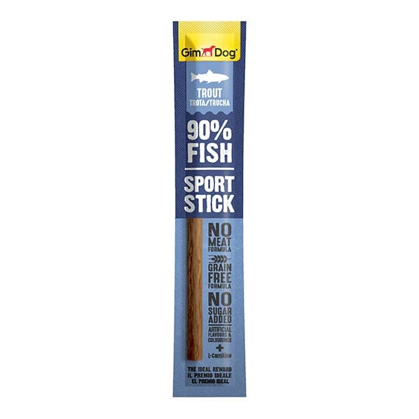 Gimdog Sport Stick Mono Alabalıklı Tahılsız Köpek Ödül Çubuğu 12g