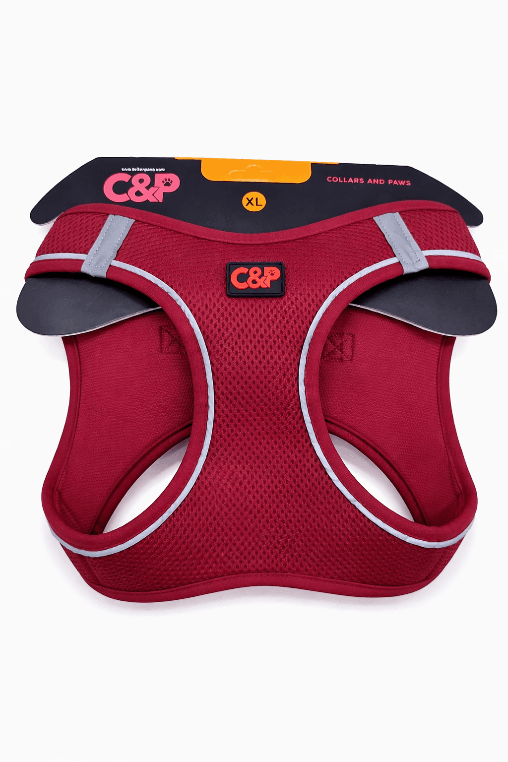 C&P Nefes Alabilir Comfort Köpek Göğüs Yeleği (Air Mesh) XL Beden Bordo