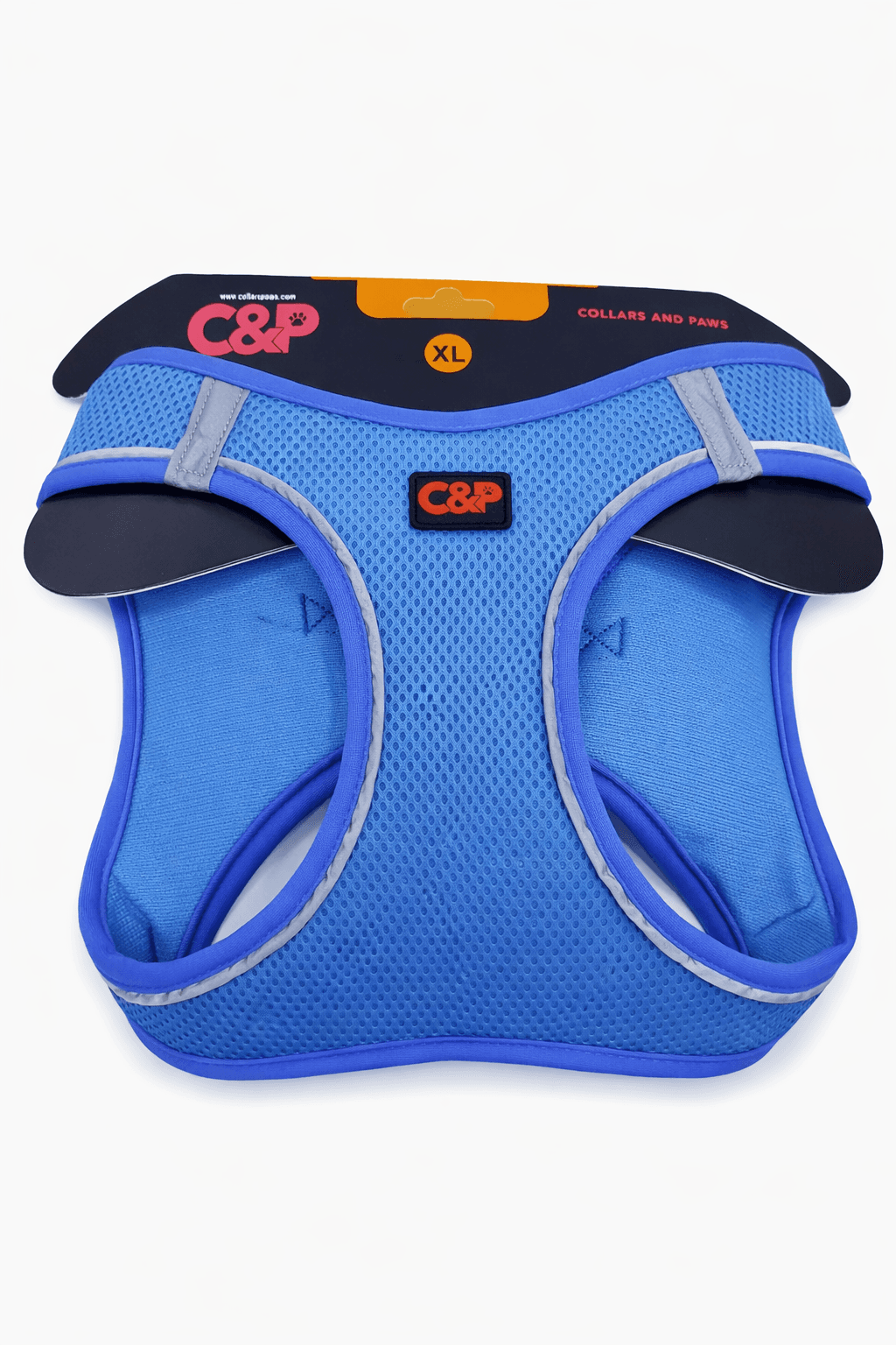 C&P Nefes Alabilir Comfort Köpek Göğüs Yeleği (Air Mesh) XL Beden Mavi