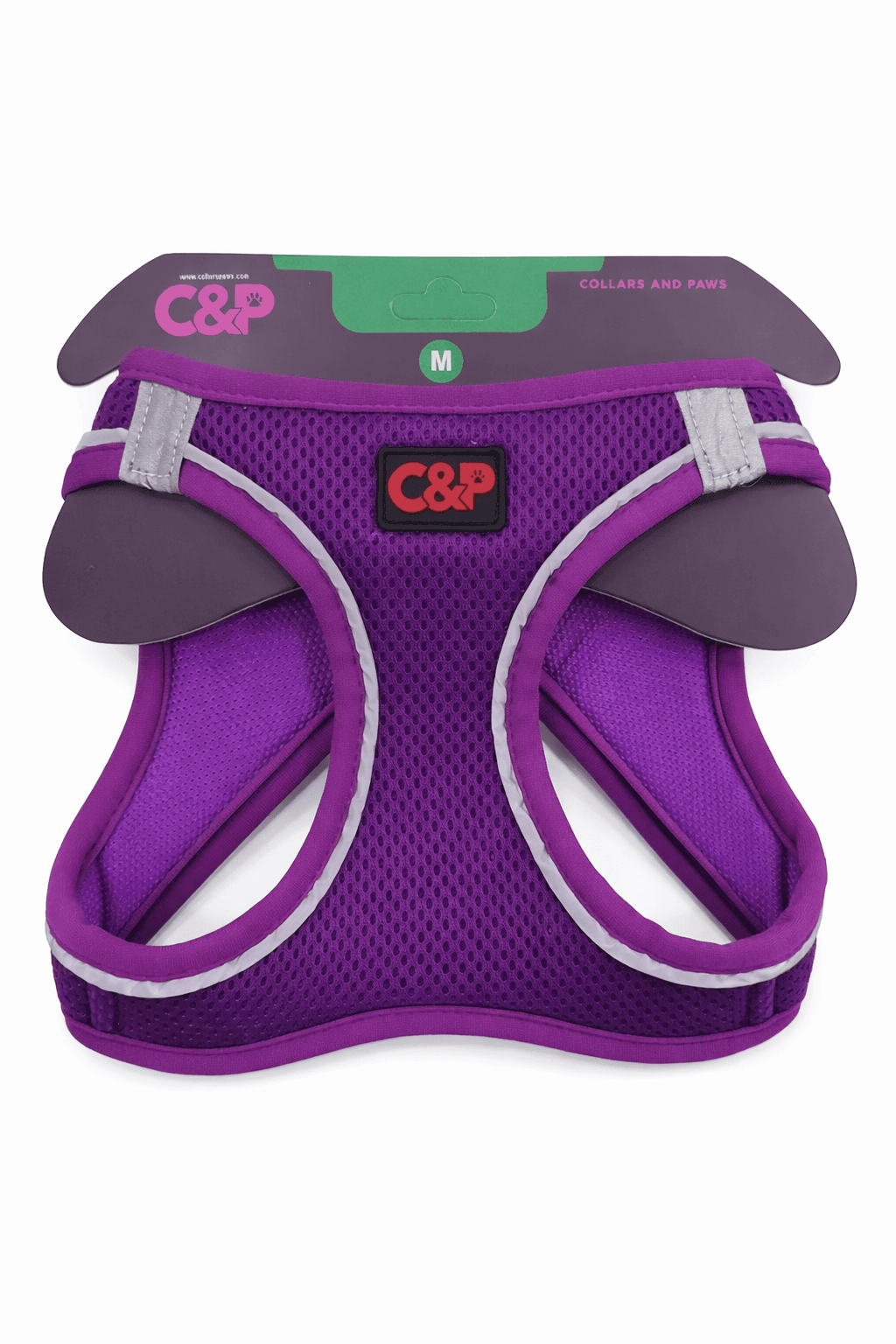 C&P Nefes Alabilir Comfort Köpek Göğüs Yeleği (Air Mesh) M Mor