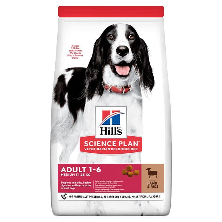 Hill's Science Plan Kuzulu ve Pirinçli Orta Irk Yetişkin Köpek Maması 2.5 kg